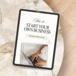 Beige Minimal iPad Mockup Instagram Post