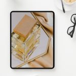 Black and White Minimalist Tablet Mockup Instagram Post